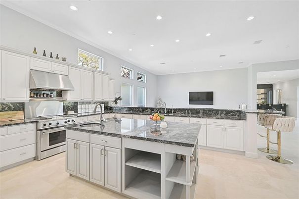 Interior, Kitchen, Recessed Lighting, Stainless Steel Appliances