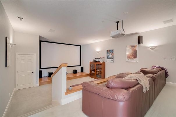 Interior, Projection Screen, Theatre Room