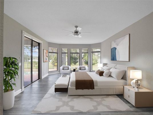 Bedroom, Interior, Wood Texture Flooring