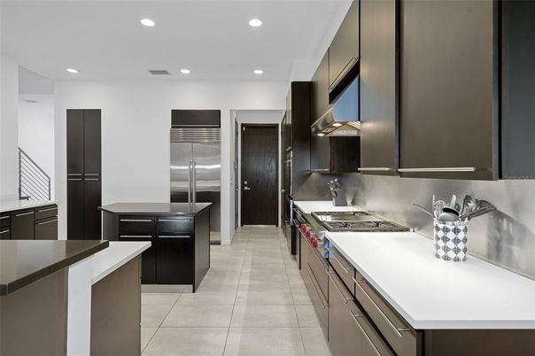 Interior, Kitchen, Recessed Lighting, Stainless Steel Appliances