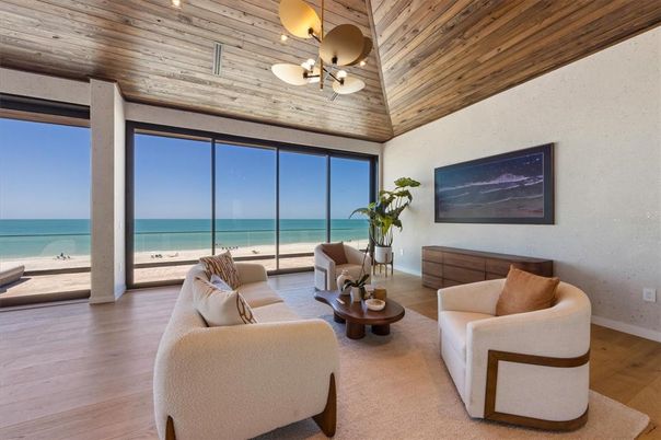 Interior, Living room, Water, Wooden Ceilings, Wood Texture Flooring