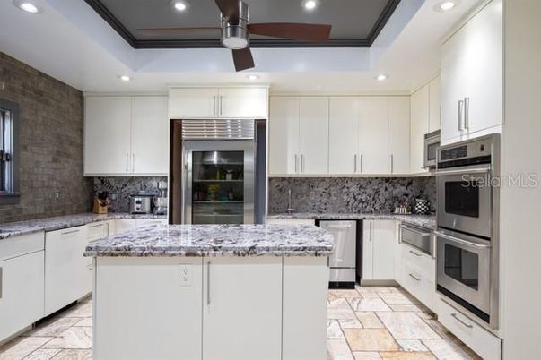 Interior, Kitchen, Recessed Lighting, Stainless Steel Appliances