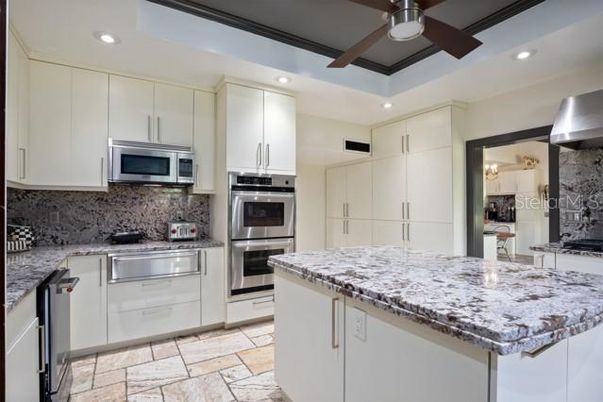 Interior, Kitchen, Recessed Lighting, Stainless Steel Appliances