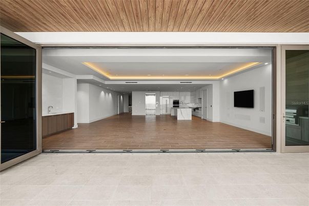 Interior, Recessed Lighting, Wooden Ceilings, Wood Texture Flooring