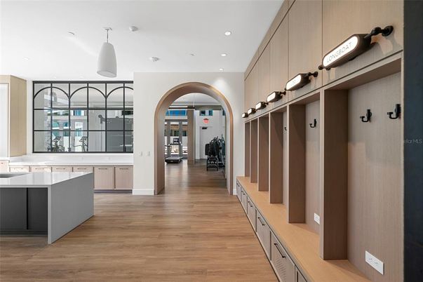 Interior, Pendant Lights, Recessed Lighting, Wood Texture Flooring