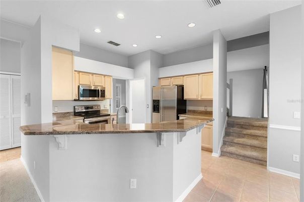 Interior, Kitchen, Recessed Lighting, Stainless Steel Appliances