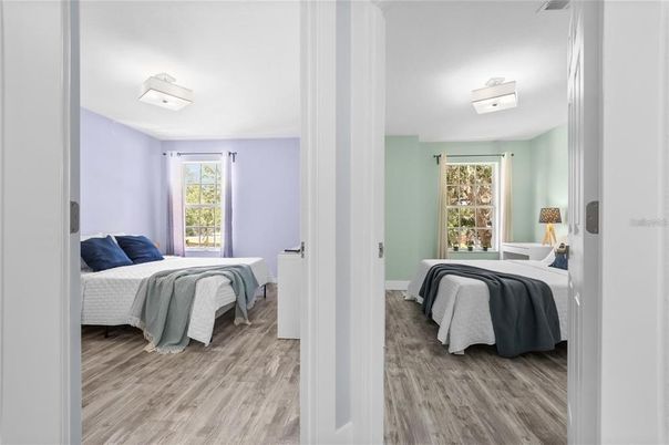Bedroom, Interior, Wood Texture Flooring