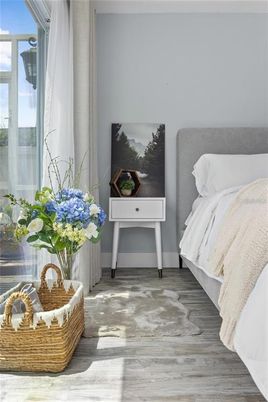 Bedroom, Interior, Wood Texture Flooring