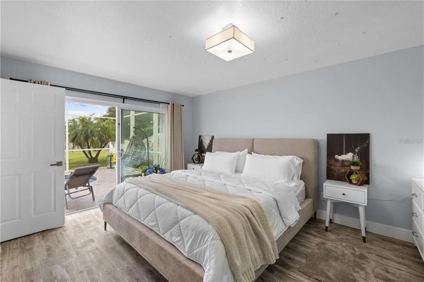 Bedroom, Interior, Wood Texture Flooring