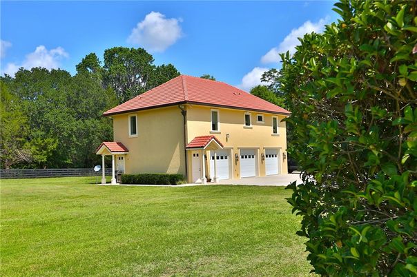 Attached, Backyard, Exterior, Facade, French Provincial