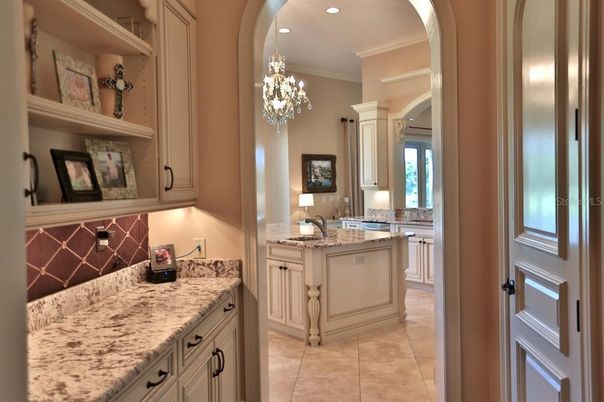 Bathroom, Chandelier, Interior, Recessed Lighting