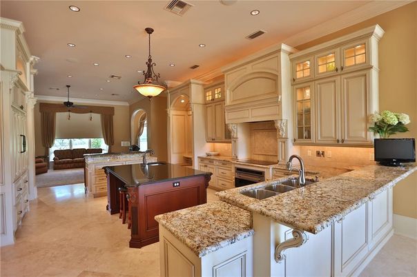 Interior, Kitchen, Living room, Pendant Lights, Recessed Lighting