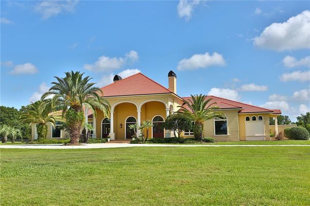 Backyard, Exterior, Facade, Mediterranean