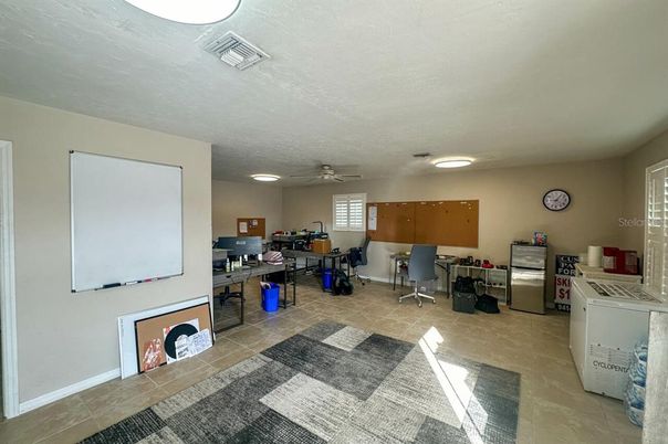 Home Office, Interior, Recessed Lighting