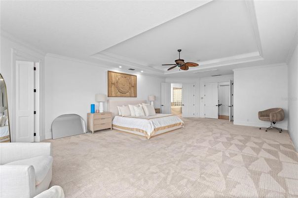 Bedroom, Interior, Recessed Lighting