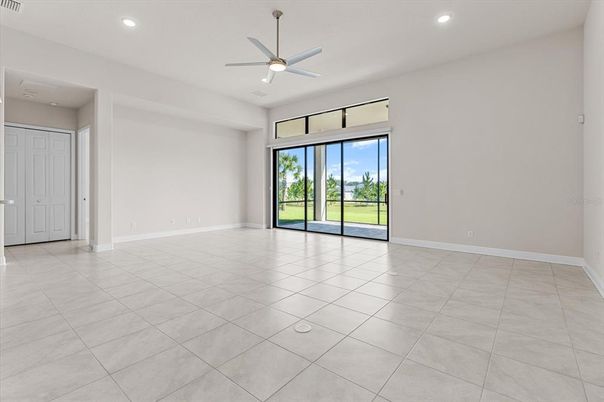 Empty room, Interior, Recessed Lighting