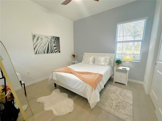 Bedroom, Interior, Wood Texture Flooring