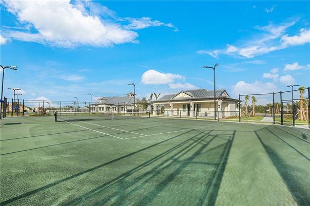 Exterior, Solar Panels, Tennis Courts