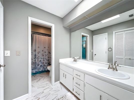 Bathroom, Dual Sink Vanities, Interior, Marble