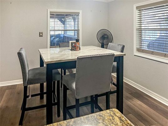 Dining room, Interior, Wood Texture Flooring