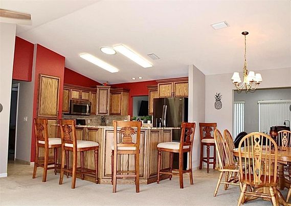 Chandelier, Dining room, Interior, Kitchen, Recessed Lighting