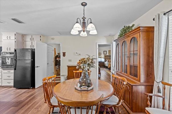 Chandelier, Dining room, Interior, Kitchen, Wood Texture Flooring