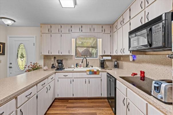 Interior, Kitchen, Wood Texture Flooring