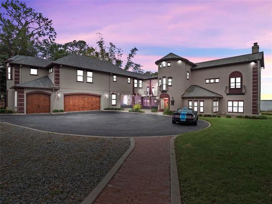 Attached, Backyard, Exterior, Facade, Mediterranean