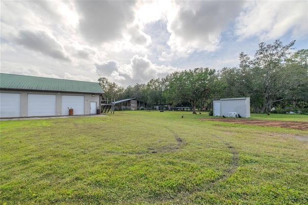 Backyard, Detached Garage, Exterior