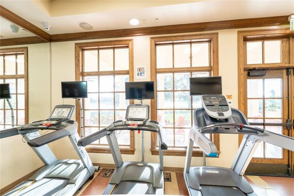 Fitness Equipment, Interior, Recessed Lighting