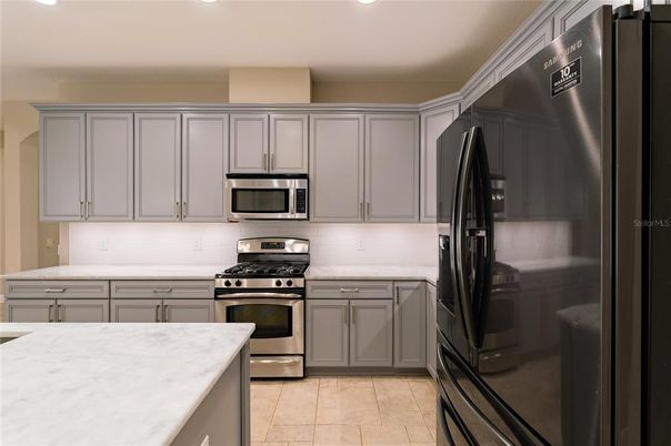 Interior, Kitchen, Recessed Lighting, Stainless Steel Appliances