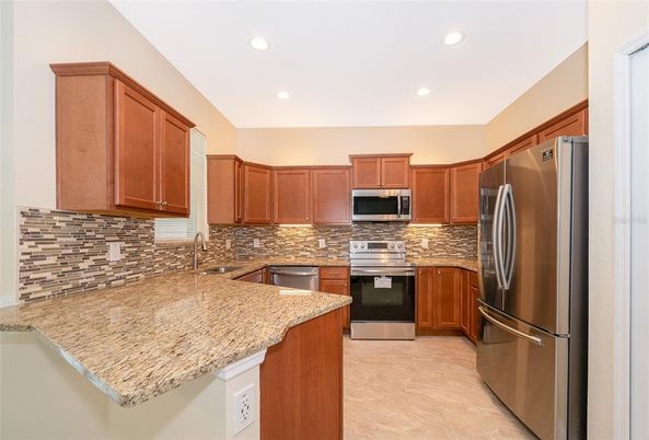 Interior, Kitchen, Recessed Lighting, Stainless Steel Appliances