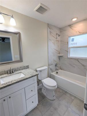 Bathroom, Interior, Marble Walls, Recessed Lighting