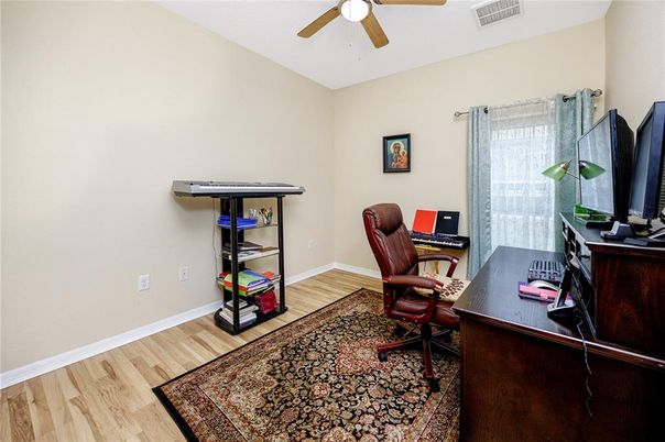 Home Office, Interior, Wood Texture Flooring