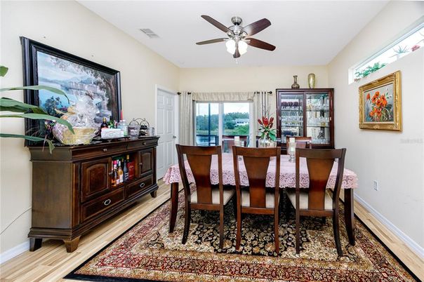 Dining room, Interior, Wood Texture Flooring