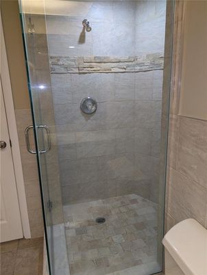Bathroom, Glass Shower, Interior