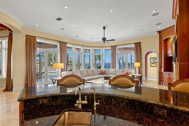 Interior, Living room, Recessed Lighting