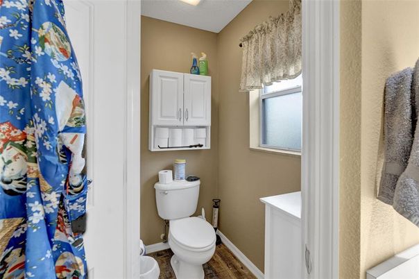 Bathroom, Interior, Wood Texture Flooring