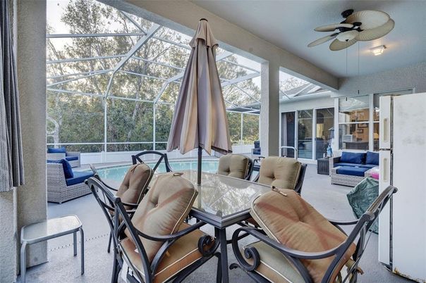 Dining room, Glass Ceilings, Interior, Pool, Sun Room