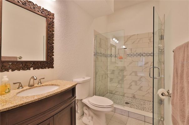 Bathroom, Glass Shower, Interior