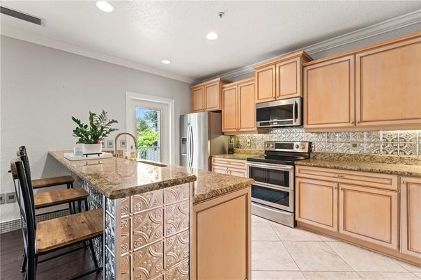Interior, Kitchen, Recessed Lighting, Stainless Steel Appliances