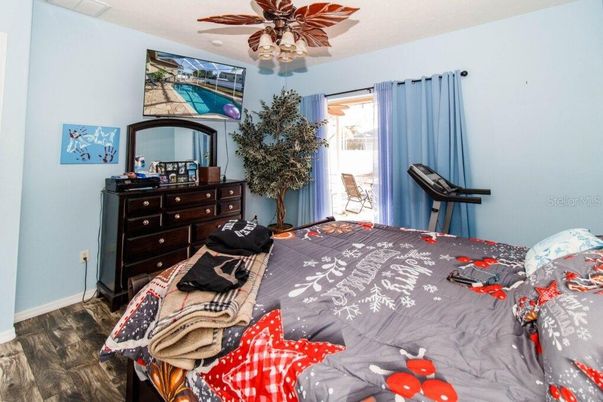 Bedroom, Interior, Wood Texture Flooring