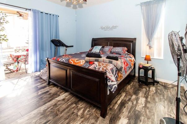 Bedroom, Interior, Wood Texture Flooring