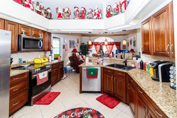 Interior, Kitchen, Pendant Lights