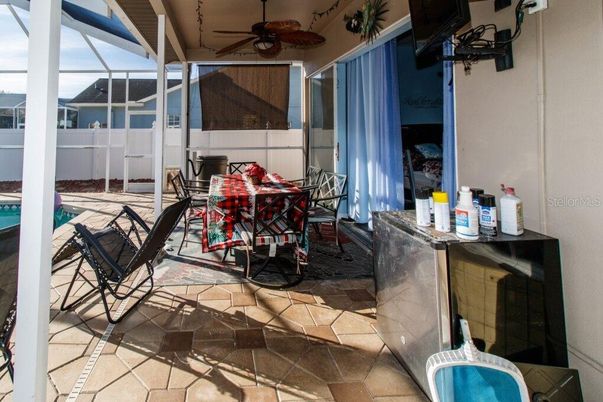 Dining room, Glass Ceilings, Interior, Pool, Sun Room