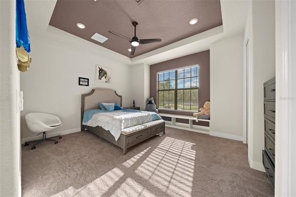 Bedroom, Interior, Recessed Lighting
