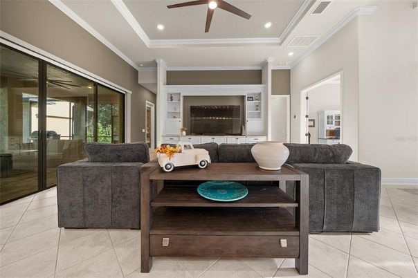 Interior, Living room, Recessed Lighting