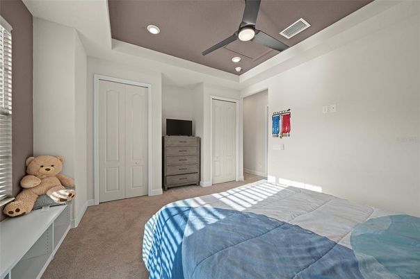 Bedroom, Interior, Recessed Lighting