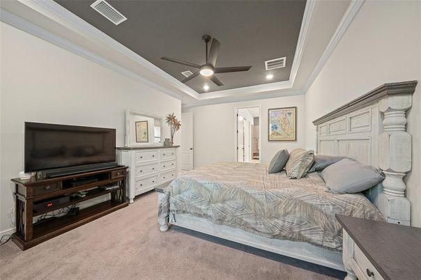 Bedroom, Interior, Recessed Lighting