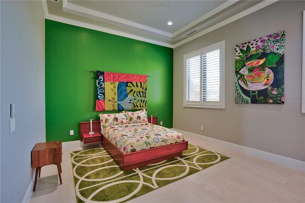Bedroom, Interior, Recessed Lighting
